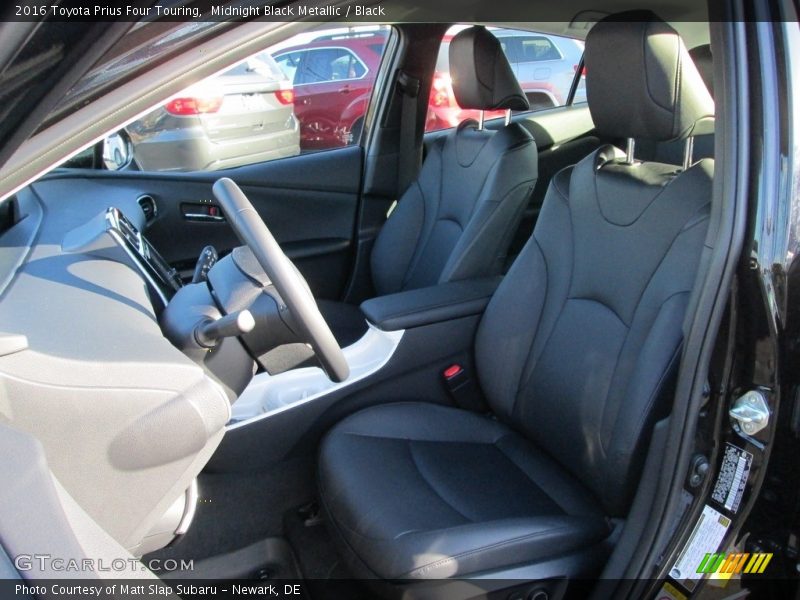 Midnight Black Metallic / Black 2016 Toyota Prius Four Touring