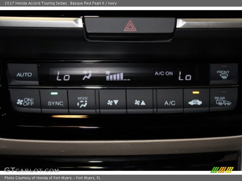 Basque Red Pearl II / Ivory 2017 Honda Accord Touring Sedan
