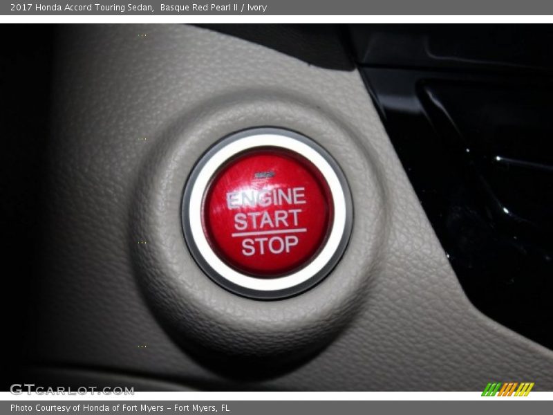 Basque Red Pearl II / Ivory 2017 Honda Accord Touring Sedan