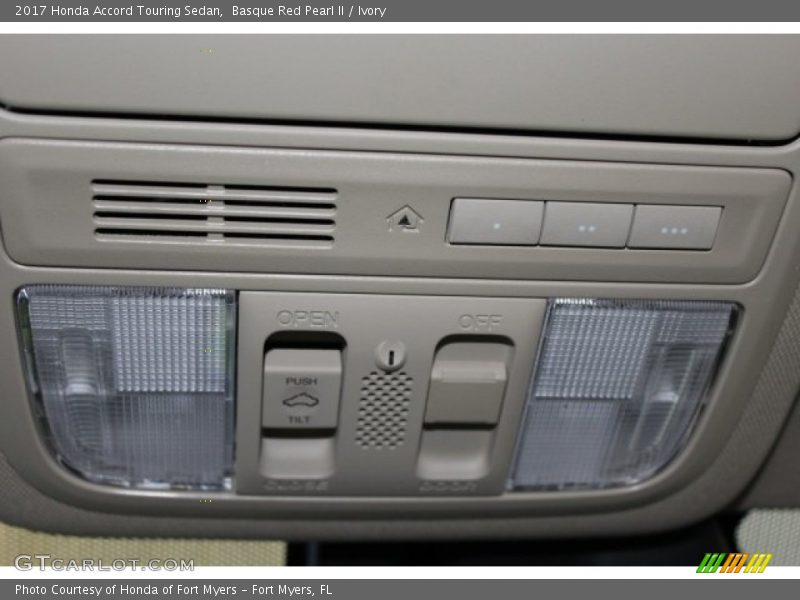 Basque Red Pearl II / Ivory 2017 Honda Accord Touring Sedan