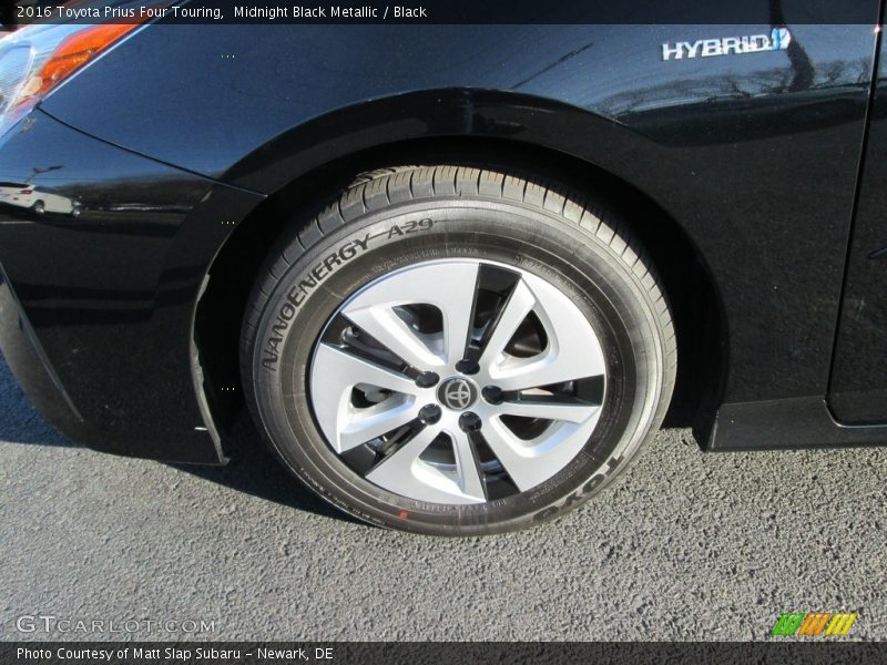 Midnight Black Metallic / Black 2016 Toyota Prius Four Touring
