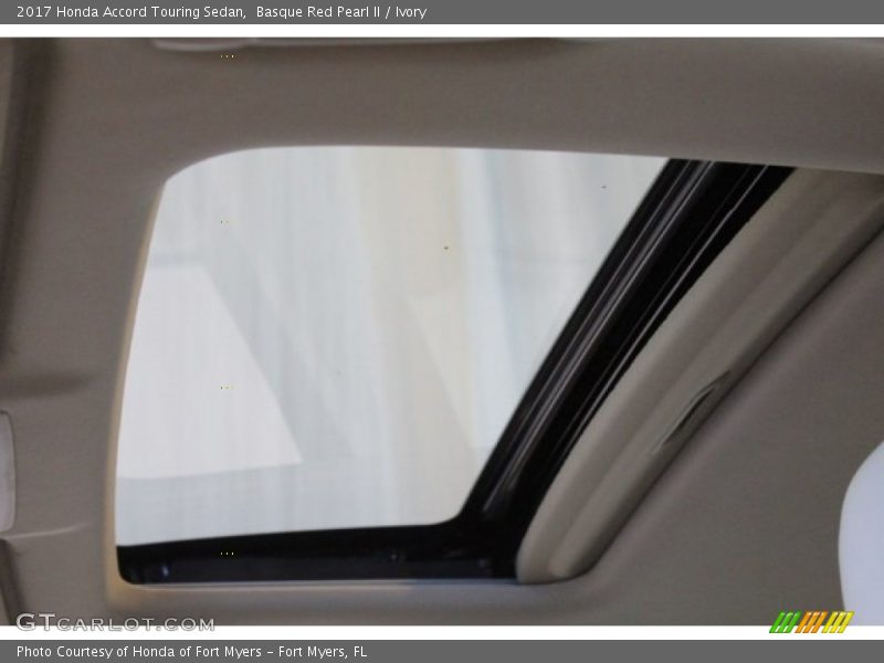 Basque Red Pearl II / Ivory 2017 Honda Accord Touring Sedan