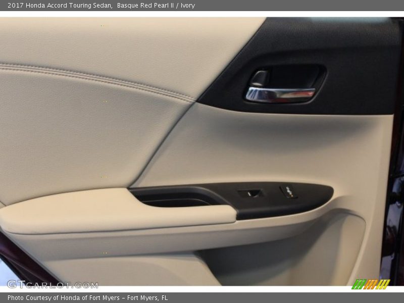 Basque Red Pearl II / Ivory 2017 Honda Accord Touring Sedan