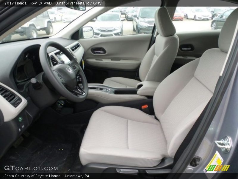 2017 HR-V LX AWD Gray Interior