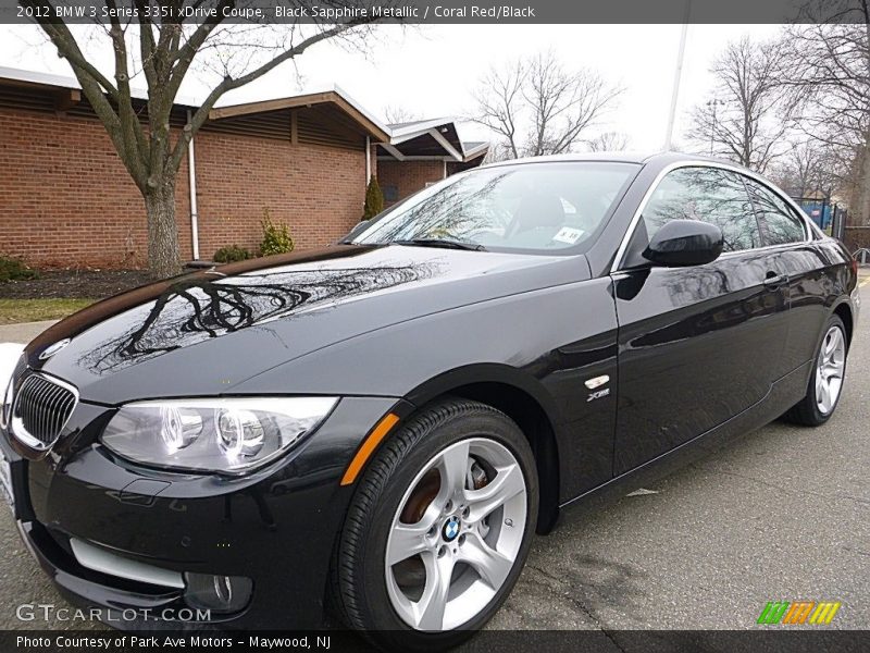 Front 3/4 View of 2012 3 Series 335i xDrive Coupe