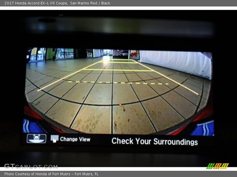 San Marino Red / Black 2017 Honda Accord EX-L V6 Coupe