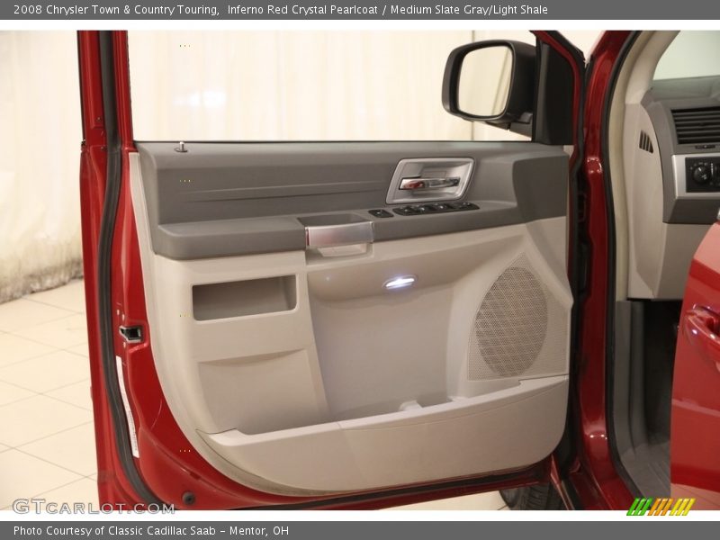Inferno Red Crystal Pearlcoat / Medium Slate Gray/Light Shale 2008 Chrysler Town & Country Touring