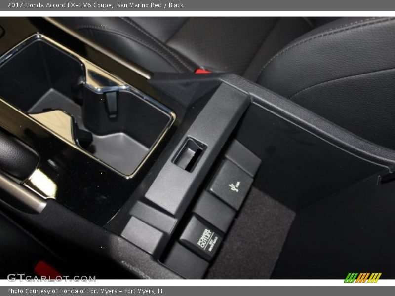 San Marino Red / Black 2017 Honda Accord EX-L V6 Coupe