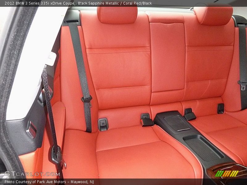 Rear Seat of 2012 3 Series 335i xDrive Coupe