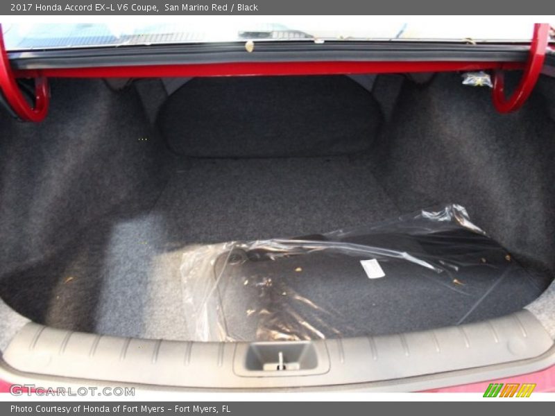 San Marino Red / Black 2017 Honda Accord EX-L V6 Coupe