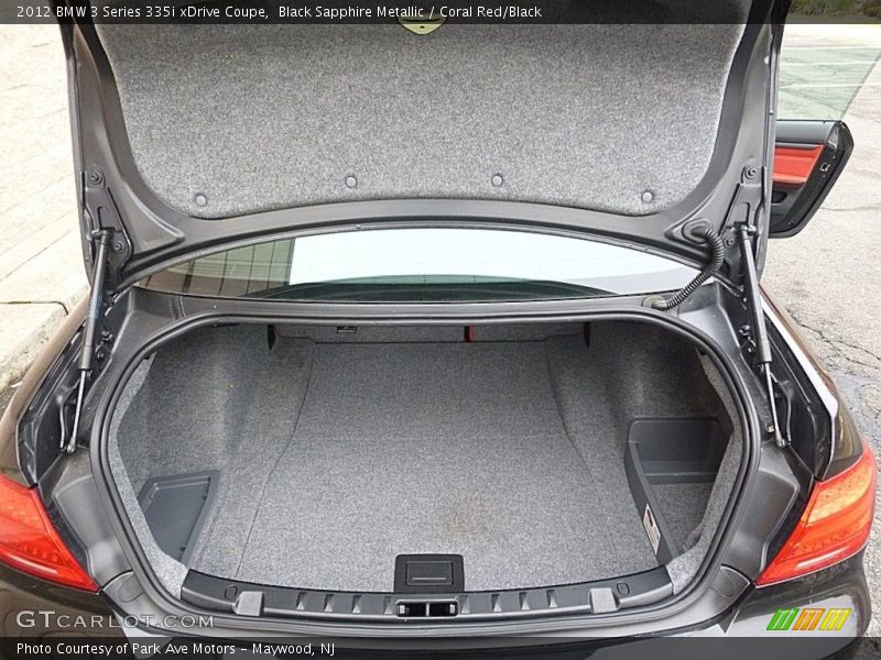  2012 3 Series 335i xDrive Coupe Trunk