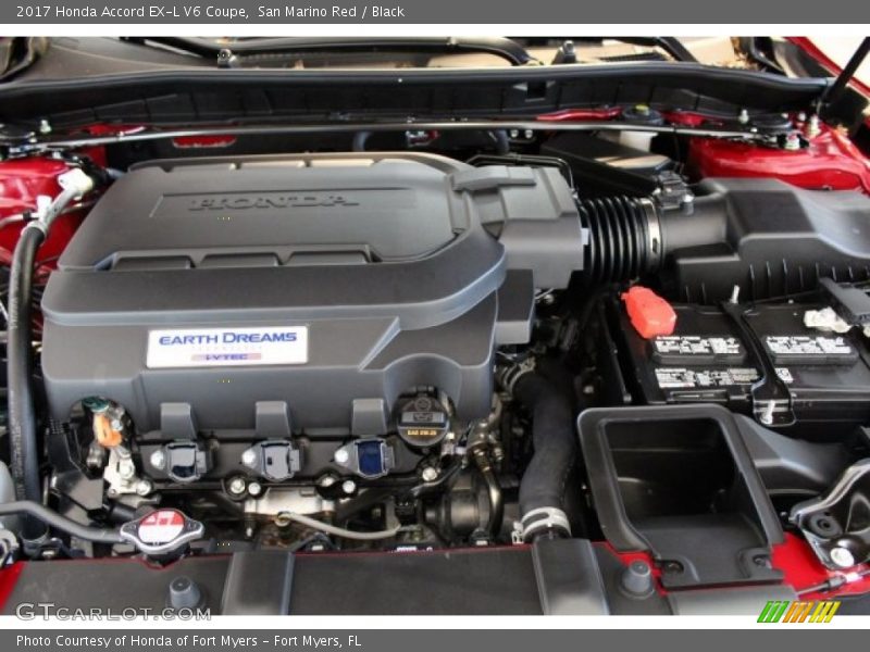  2017 Accord EX-L V6 Coupe Engine - 3.5 Liter SOHC 24-Valve i-VTEC V6