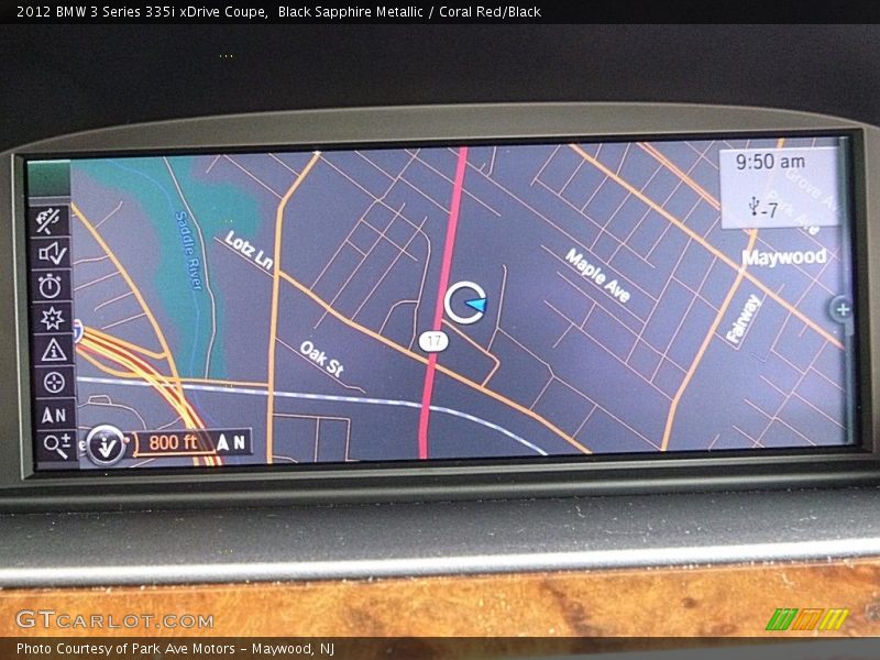 Navigation of 2012 3 Series 335i xDrive Coupe