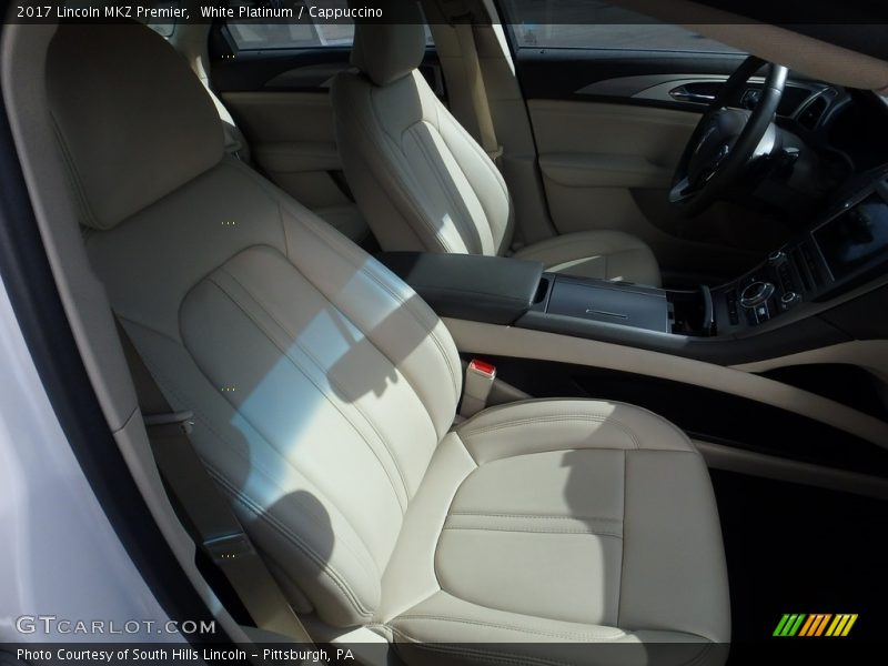 White Platinum / Cappuccino 2017 Lincoln MKZ Premier