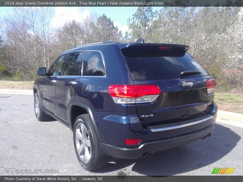 True Blue Pearl / New Zealand Black/Light Frost 2014 Jeep Grand Cherokee Limited 4x4