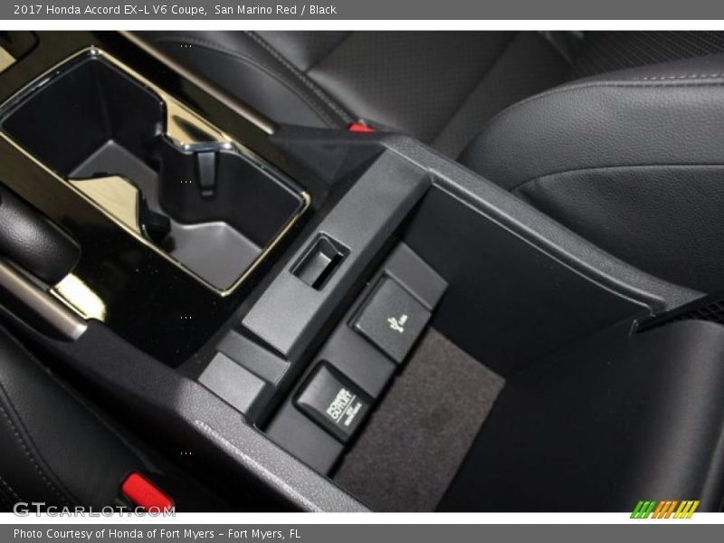 San Marino Red / Black 2017 Honda Accord EX-L V6 Coupe