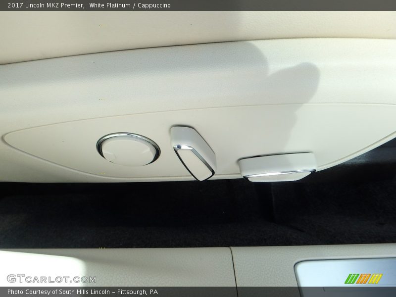 White Platinum / Cappuccino 2017 Lincoln MKZ Premier