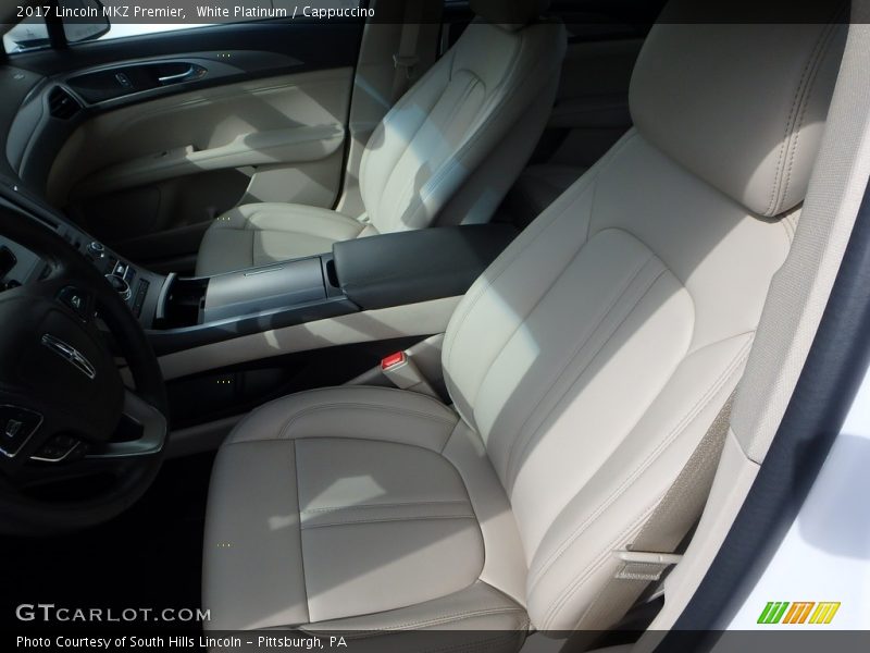 White Platinum / Cappuccino 2017 Lincoln MKZ Premier