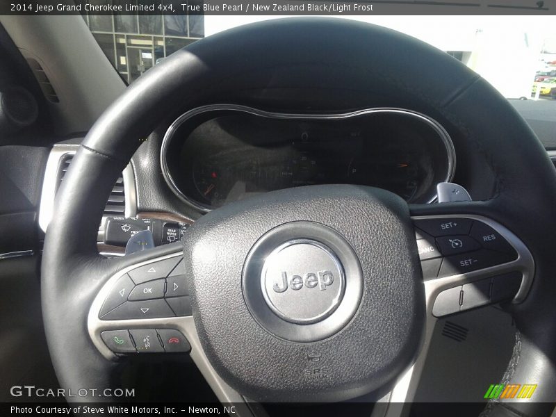 True Blue Pearl / New Zealand Black/Light Frost 2014 Jeep Grand Cherokee Limited 4x4