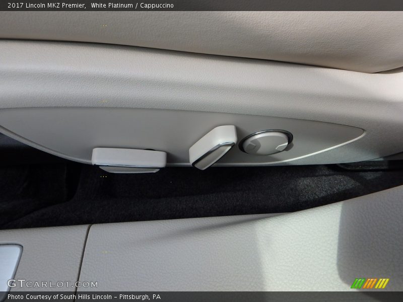 White Platinum / Cappuccino 2017 Lincoln MKZ Premier