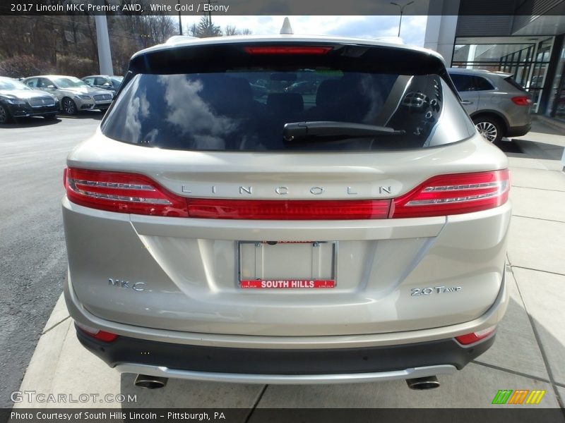 White Gold / Ebony 2017 Lincoln MKC Premier AWD