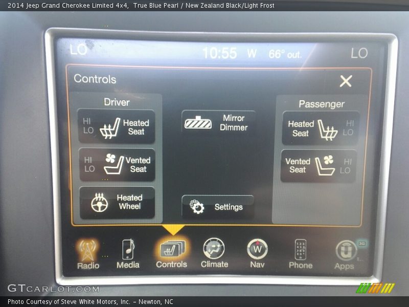 True Blue Pearl / New Zealand Black/Light Frost 2014 Jeep Grand Cherokee Limited 4x4