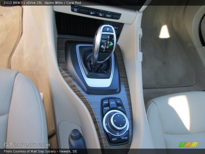 Alpine White / Coral Red 2013 BMW X1 xDrive 28i