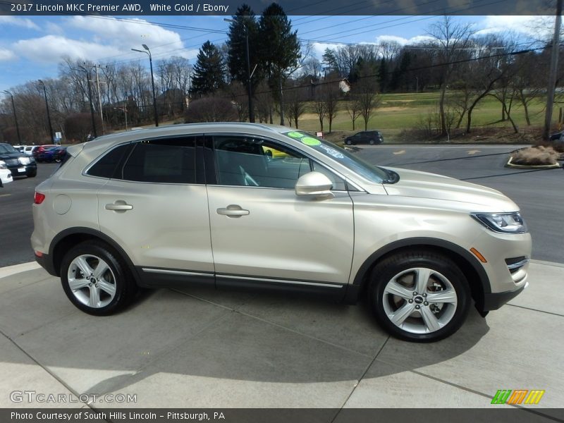 White Gold / Ebony 2017 Lincoln MKC Premier AWD