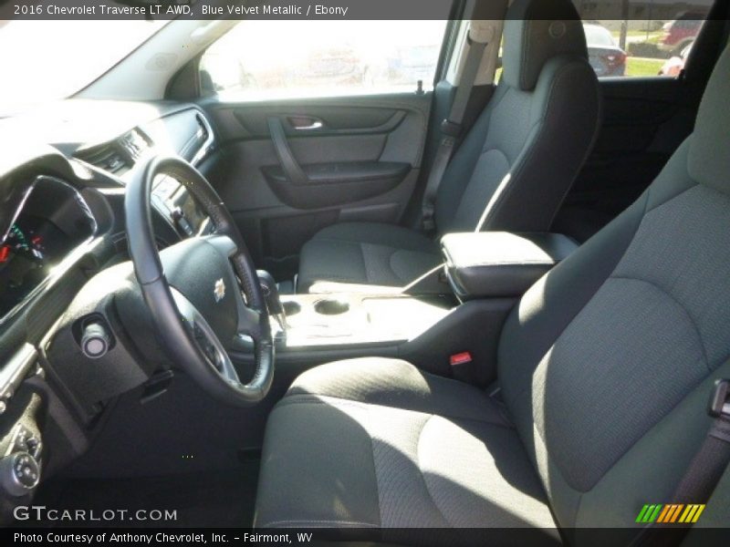 Blue Velvet Metallic / Ebony 2016 Chevrolet Traverse LT AWD
