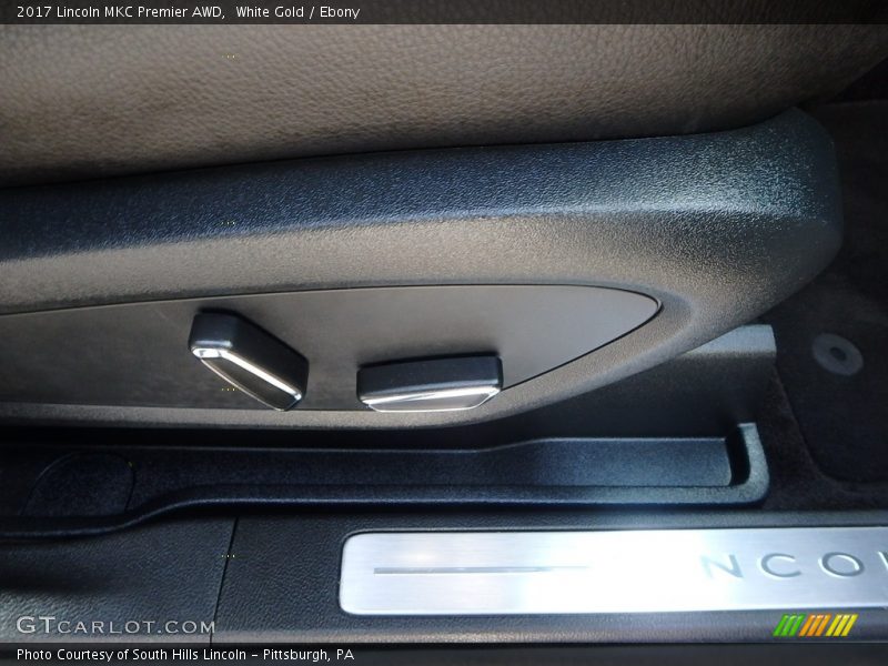 White Gold / Ebony 2017 Lincoln MKC Premier AWD
