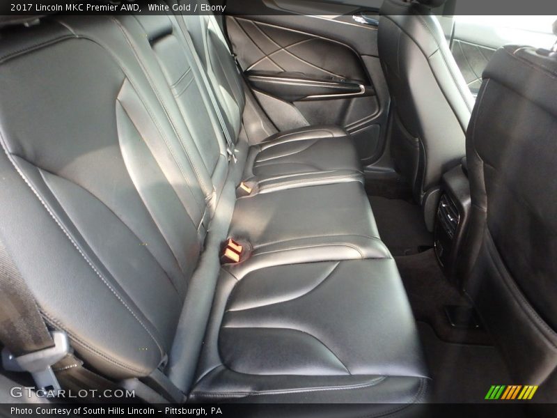 Rear Seat of 2017 MKC Premier AWD