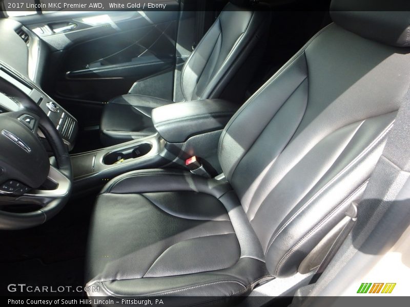 Front Seat of 2017 MKC Premier AWD