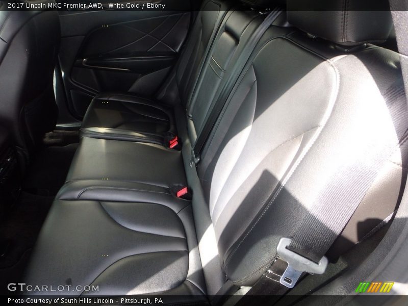 Rear Seat of 2017 MKC Premier AWD