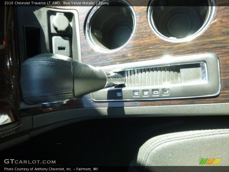 Blue Velvet Metallic / Ebony 2016 Chevrolet Traverse LT AWD