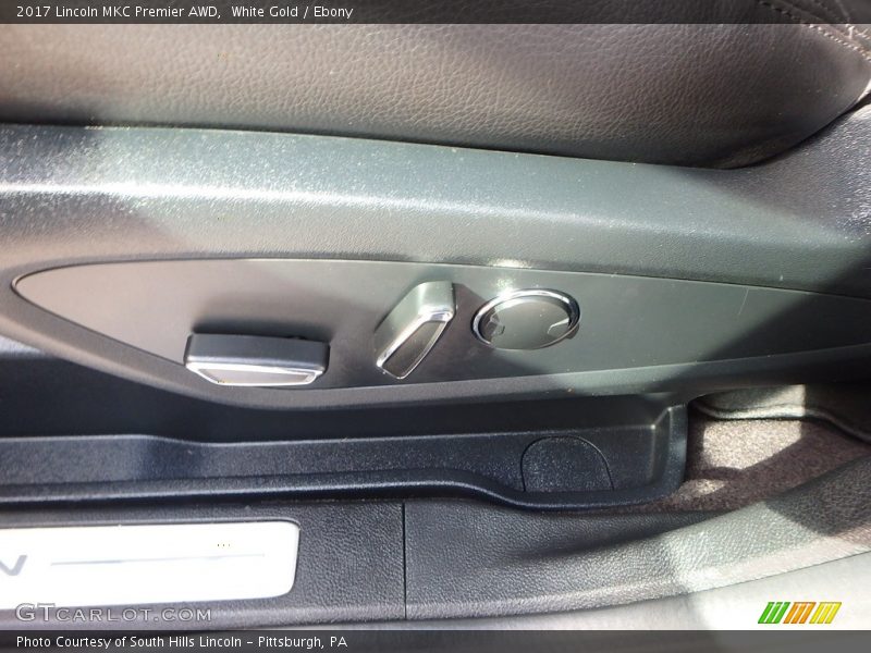 White Gold / Ebony 2017 Lincoln MKC Premier AWD