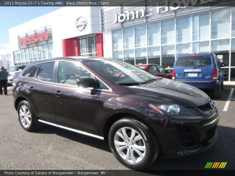 Black Cherry Mica / Sand 2011 Mazda CX-7 s Touring AWD