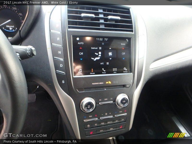 Controls of 2017 MKC Premier AWD