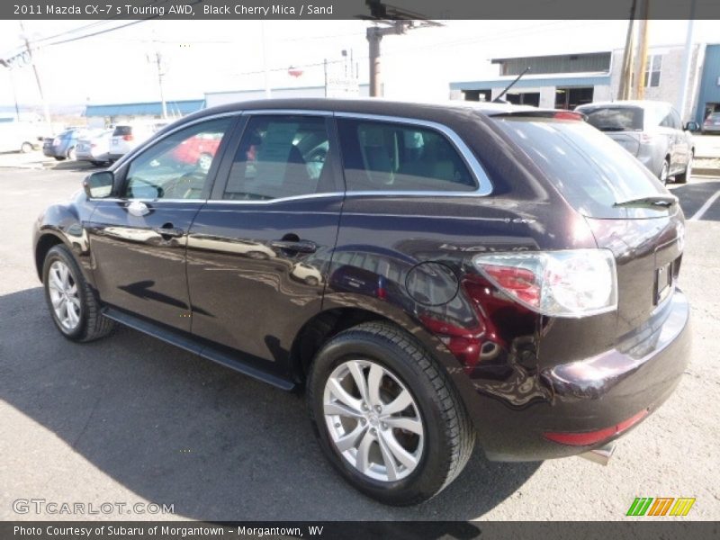 Black Cherry Mica / Sand 2011 Mazda CX-7 s Touring AWD