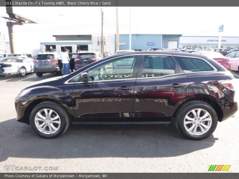 Black Cherry Mica / Sand 2011 Mazda CX-7 s Touring AWD