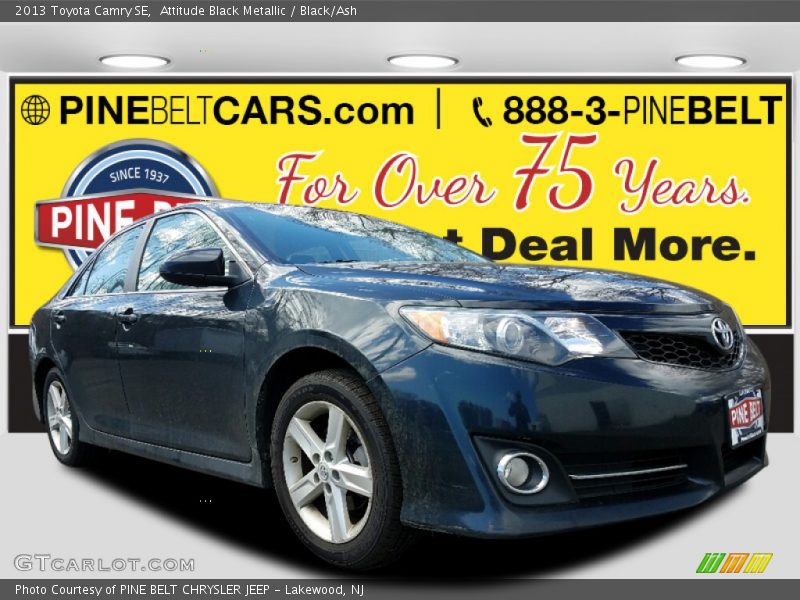 Attitude Black Metallic / Black/Ash 2013 Toyota Camry SE