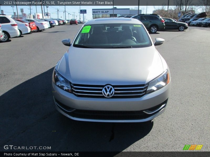 Tungsten Silver Metallic / Titan Black 2012 Volkswagen Passat 2.5L SE