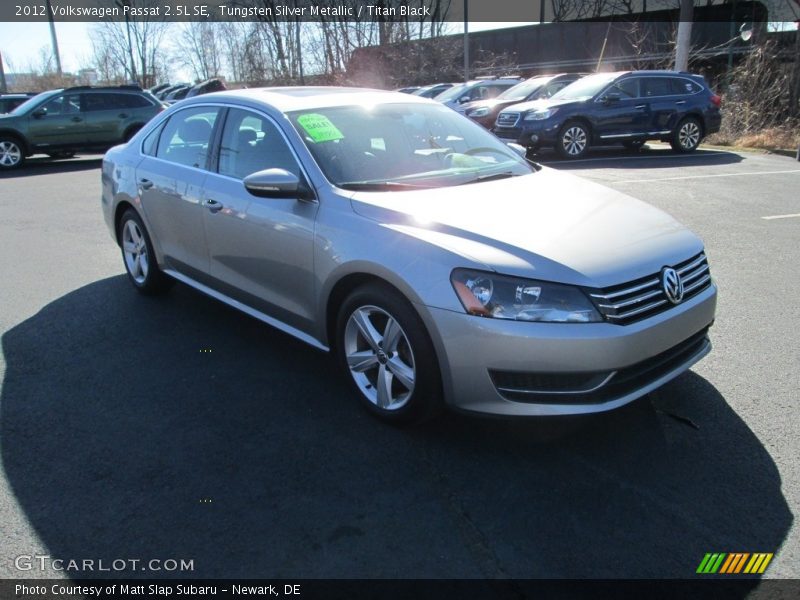 Tungsten Silver Metallic / Titan Black 2012 Volkswagen Passat 2.5L SE