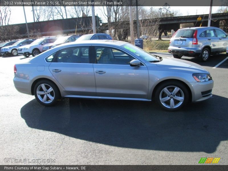 Tungsten Silver Metallic / Titan Black 2012 Volkswagen Passat 2.5L SE