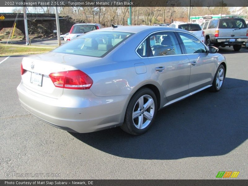 Tungsten Silver Metallic / Titan Black 2012 Volkswagen Passat 2.5L SE