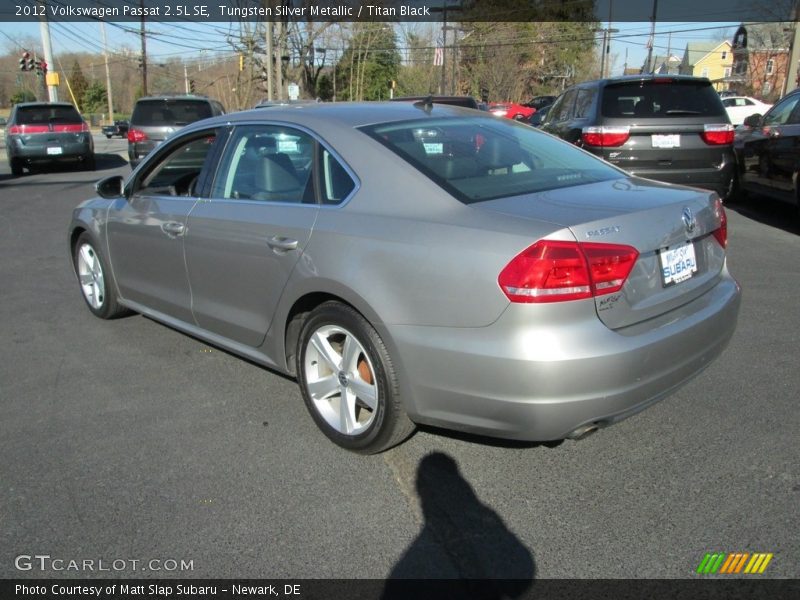 Tungsten Silver Metallic / Titan Black 2012 Volkswagen Passat 2.5L SE