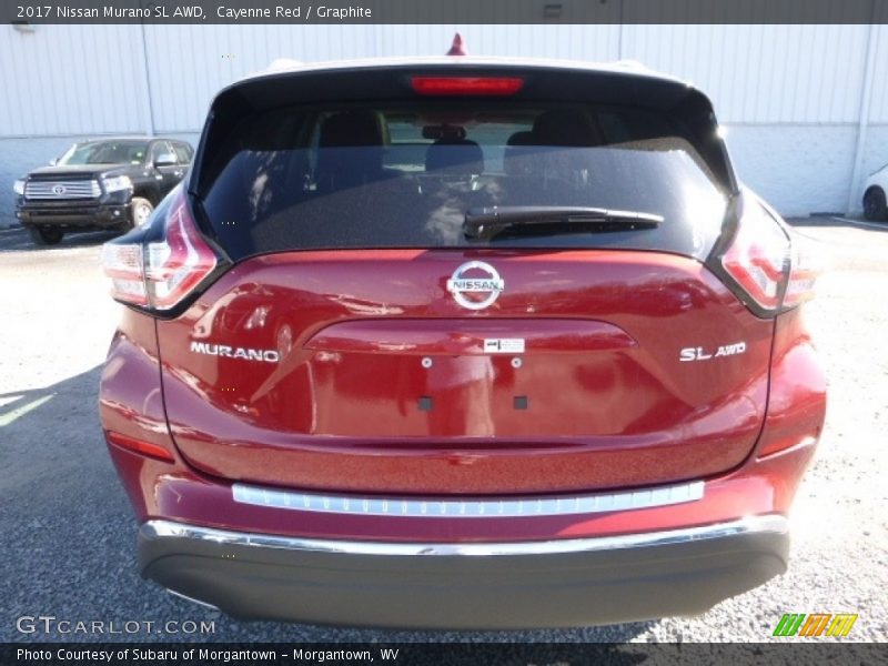 Cayenne Red / Graphite 2017 Nissan Murano SL AWD