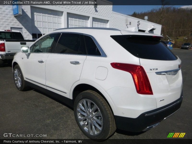 Crystal White Tricoat / Jet Black 2017 Cadillac XT5 Platinum AWD