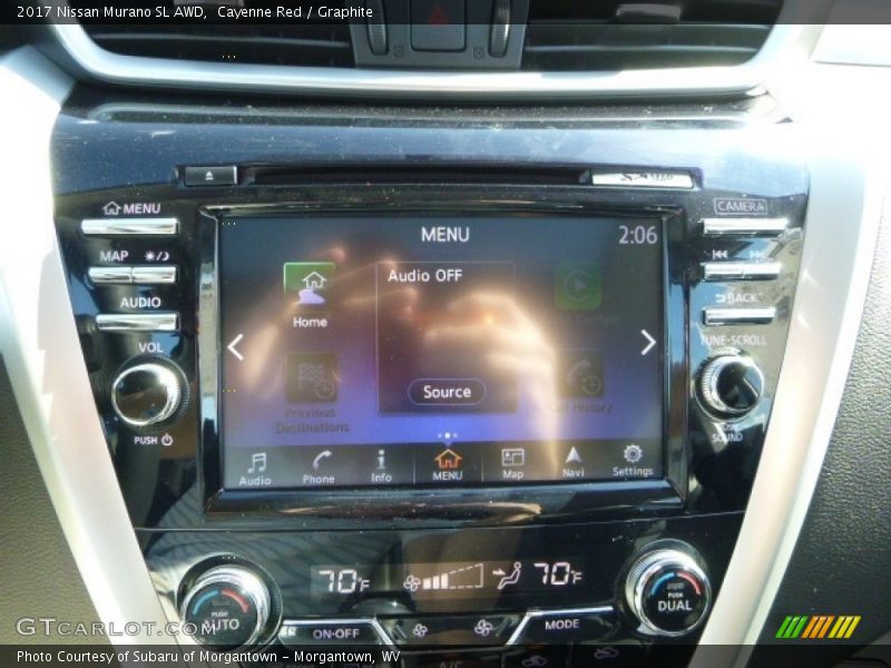 Cayenne Red / Graphite 2017 Nissan Murano SL AWD