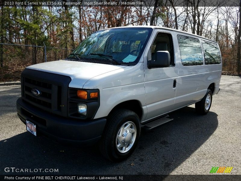 Ingot Silver Metallic / Medium Flint 2013 Ford E Series Van E350 XL Passenger