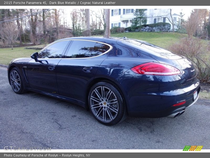 Dark Blue Metallic / Cognac Natural Leather 2015 Porsche Panamera 4S